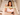 mobile alternative for model posing wearing a white lacey bra, text reads 'DD-G Bras'
