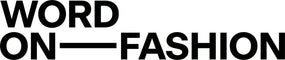 Black bold text reading 'WORD ON—FASHION' on a plain white background.