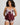 Model wears Sweet Indulgence Cami & Short Set in FIG/PALE LILAC. On body front view