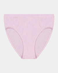 Body Cotton High Cut Brief in FESTIVAL BLOOM. Flat lay front view