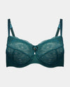 Muse Underwire Bra in MEDITERRANEA. Flat lay front view