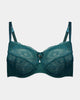 Muse Underwire Bra in MEDITERRANEA. Flat lay front view