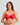 Model wears Delightfully So Underwire Bra in SALSA. On body front view