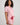 Model wears Cabana Stripe Short Pj Set in CANDY CANE. On body side view