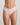 Model wears Seamless Soft Thong in ICY PINK. On body front view