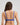 Model wears Effortless Everyday Contour Bra in DAZZLING BLUE. On body back view