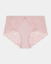 Midnight Express Full Brief in PALE LILAC. Flat lay front view
