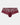 My Fit Lace Brazilian in WINDSOR WINE. Flat lay front view