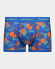 Bodyfit Mens Trunk in PALM LEAF PRINT. Flat lay front view