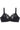 Coral Underwire Bra in BLACK. Flat lay front view