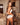 Model wears Shivani High Waisted Brief in SUGAR. On body back view