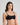 Model wears Extra-Ordinary Contour Bra in BLACK. On body side view
