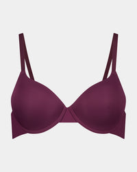 Comfit Collection Contour Bra in FIG. Flat lay front view