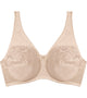 Classic Underwire Underwire Bra in LATTE. Flat lay front view