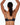 Model wears Naturally Me Contour Bra in BLACK. On body back view