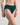 Model wears Body Cotton High Cut Brief in RAIN FOREST. On body side view