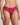 Model wears Legacy Bikini in BEAUJOLAIS. On body side view