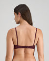 Model wears Sofia Contour Bra in FIG. On body back view
