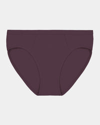 Body Cotton Bikini in PLUM PERFECT. Flat lay front view