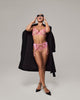 Josephine Underwire Bra in SACHET PINK. Feature shot