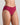Model wears Body Cotton High Cut Brief in BEAUJOLAIS. On body side view