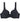 Rita Contour Bra in BLACK. Flat lay front view