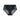 Eloquence Full Brief in BLACK/DEEP LAKE. Flat lay front view