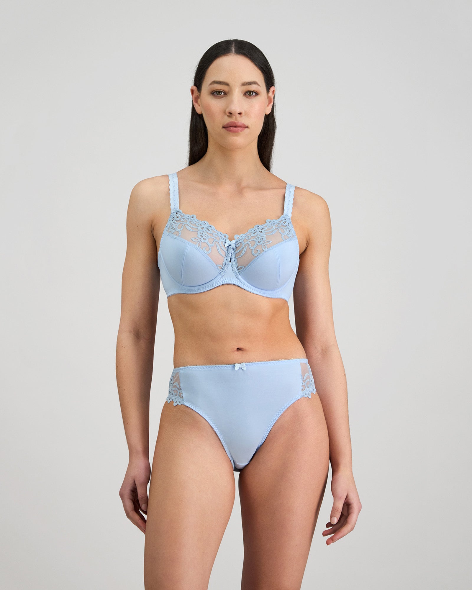 Coral High Cut Brief in SKYWAY. Feature shot