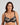 Model wears Lace Sculpt Contour Bra in BLACK. On body front view