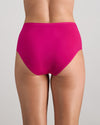 Model wears Extra-Ordinary Full Brief in FANTASY FUCHSIA. On body back view