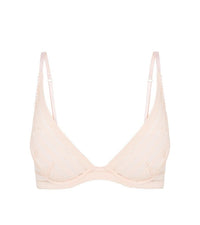 Morning Lola Underwire Bra in SCALLOP SHELL. Flat lay front view