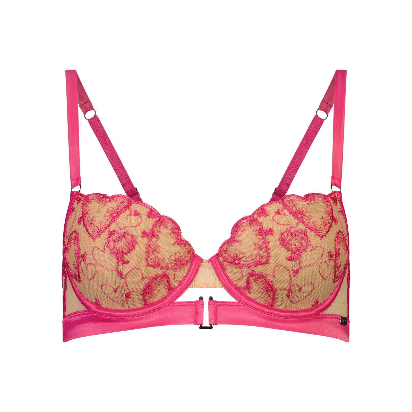 Meant To Be Contour Bra in CABARET/TUSCANY. Flat lay front view