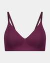 Comfit Collection Wire Free Bra in FIG. Flat lay front view