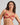 Niara Underwire Bra in JESTER RED. Flat lay back view