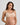 Model wears Bendon Nurture Maternity Bra in LATTE. On body front view