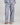 Model wears Cosy Flannel Long Pj Pant in NAVY BLAZER. On body front view