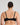 Model wears Sculpt Contour Bra in BLACK. On body back view
