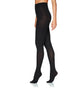 Model wears Hosiery Opaque Tights Opaque Stockings in BLACK. On body front view
