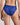 Model wears Leonie High Cut Brief in SURF THE WEB. On body back view
