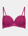 Legacy Contour Bra in BEAUJOLAIS. Flat lay front view