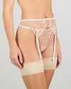 Eros Suspender in SUGAR. Flat lay back view
