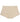 Body Cotton Full Brief in NATURAL. Flat lay front view