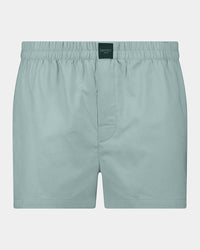 Classic Woven Boxer in AQUIFER. Flat lay front view
