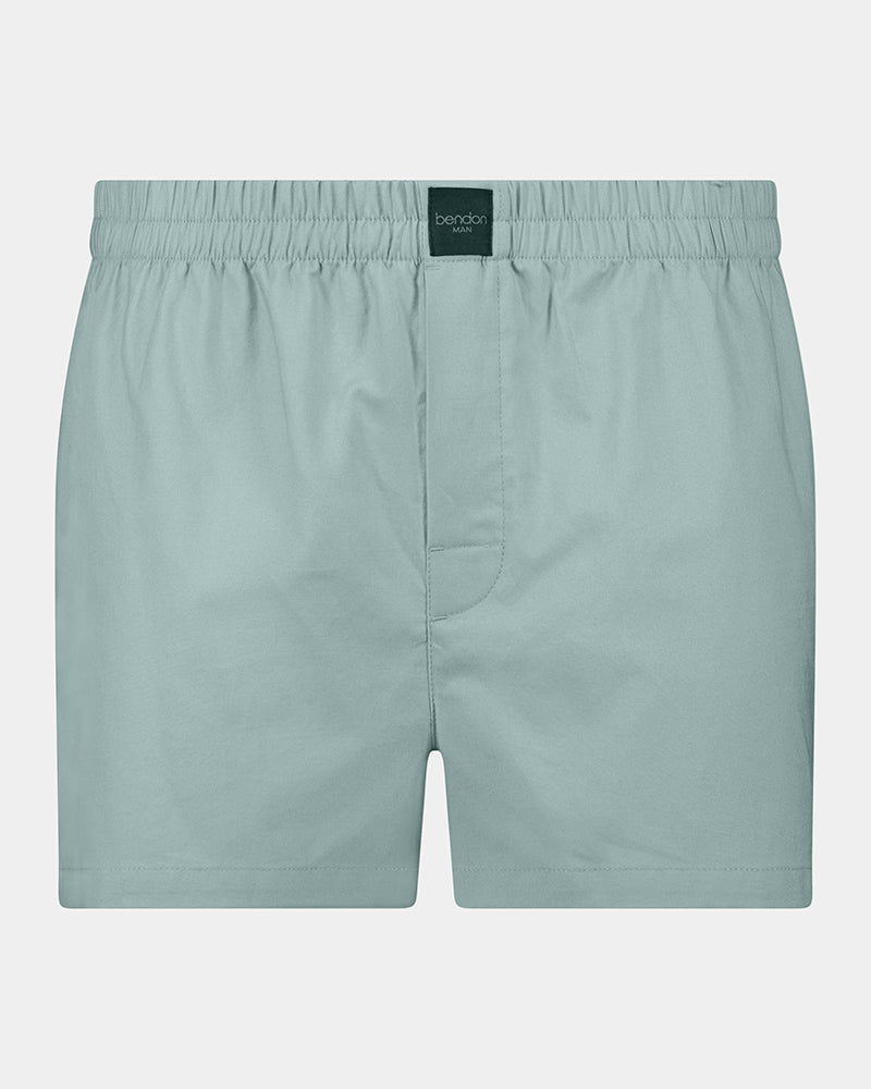 Classic Woven Boxer in AQUIFER. Flat lay front view
