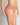Model wears My Fit Lace Brazilian in CINNAMON. On body side view