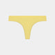 Seamless Thong in SUNSHINE YELLOW. Flat lay front view