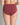 Model wears Embrace Full Brief in OXBLOOD RED. On body back view
