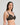Model wears My Fit Lace Contour Bra in BLACK. On body side view