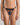 Model wears Adaline Thong in BLACK FLORAL PRINT. On body front view