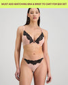 Aziza Thong in SILVER PINK/BLACK. Feature shot